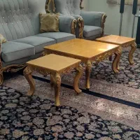 مبل ۹ نفره استیل سلطنتی با۲عسلی ومیز وسط|مبلمان خانگی و میز عسلی|تهران, افسریه جنوبی|دیوار