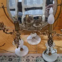 آینه شمعدان برنز