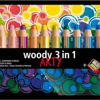 مداد رنگی سه کاره استابیلو STABILO woody 3 in 1