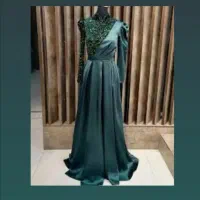 لباس مجلسی ساتن و گیپور