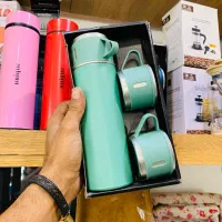 تراول ماگ استیل به همراه سه فنجان فقط ۳۴۹|قوری، کتری، قهوه‌ساز دستی|رفسنجان, |دیوار