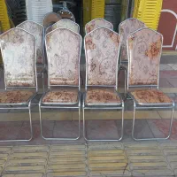 صندلی فلزی پشت بلند ثابت