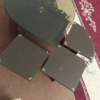 جلو مبلی درحد نو و۳ عدد میزعسلی درحد نو برای فروش|مبلمان خانگی و میز عسلی|تاکستان, |دیوار