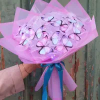 دسته گل پروانه (هدیه روز دختر )