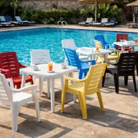 صندلی ترکیب فلز پلاستیک تهران/نواب میز