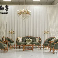 مبلمان کلاسیک سلطنتی زمرد لگنی تضمینی و شرایط چکی|مبلمان خانگی و میز عسلی|ورامین, خیر آباد|دیوار