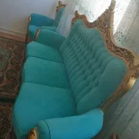 مبلمان شیک استیل ۹نفره|مبلمان خانگی و میز عسلی|پرند, فاز ۱|دیوار