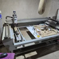 فرز سی ان سی cnc تحت چهار محور سروو موتور