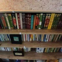 قفسه کتابخانه دیواری|کتابخانه، شلف، قفسه‌های دیواری|قم, سعادتی|دیوار