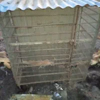 قفسه مرغ بزرگ وچهارپایه