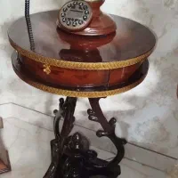 میز عسلی چوب راش با طراحی منبت طلایی|مبلمان خانگی و میز عسلی|تهران, بروجردی|دیوار