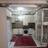 کابینت ام دی اف با ست کامل هود و گاز