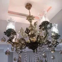 لوستر  بسیار نو و ۳ عدد دیوار کوب