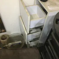 کمد سه کشو ویترین دار 180 سانتی متر .ترولی متحرک|جاکفشی، کمد، دراور|کرج, گلشهر|دیوار