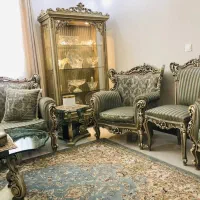 مبلمان و میز ناهارخوری و ویترین منبت کاری لوکس|مبلمان خانگی و میز عسلی|تهران, تاکسیرانی|دیوار