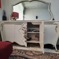 میز کنسول و آینه سفارشی ساخته شده|بوفه، ویترین، کنسول|گلستان (تهران), |دیوار