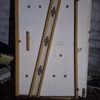 درب حیاط سه لنگه