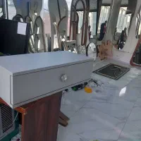 آینه دفرمه بکلایت با شلف کشودار