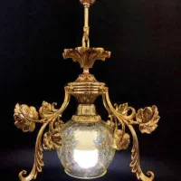 لوستر برنزاصل مناسب آشپزخانه و اتاق خواب