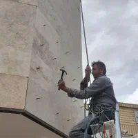 پیچ ورول پلاک وشستشو نما بدون داربست