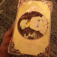 جعبه فلزی انگلیسی قدیمی