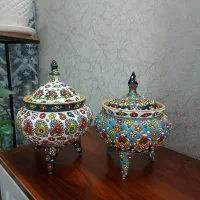 شکلات خوری میناکاری در طرح و رنگ و سایز های مختلف|صنایع دستی و سایر لوازم تزئینی|تهران, خلیج فارس|دیوار