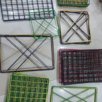 قفسه فلزی و میز دو طبقه|کتابخانه، شلف، قفسههای دیواری|اصفهان, باغ دریاچه|دیوار