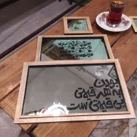 برش لیزری ، ساخت تابلو آینه ، شابلون|خدمات پیشه و مهارت|رشت, رودبارتان|دیوار