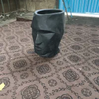 گلدان صورت انسان مشکی|گل و گیاه طبیعی|تهران, شهرک دانشگاه|دیوار