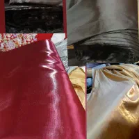 ساتن ضخیم طرح ساده براق و طرحداربرجسته ترک