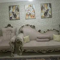 مبل سلطنتی ۸نفره همراه میز عسلی و میز وسط