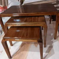 جلو مبلی تمام چوبی