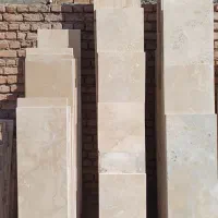 سنگ نما تراورتن. سنگ پله و کف درجه یک و لوکس دهبید|مصالح و تجهیزات ساختمان|بیرجند, |دیوار