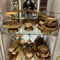 ظروف پذیرایی چوبی|ظروف سرو و پذیرایی|سنندج, |دیوار