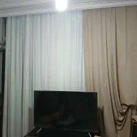 ۹متر پرده حریر نو و سالم فقد یکسال استفاده شده