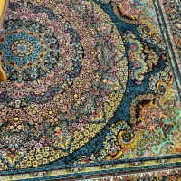 فرش ۱۲و سه متری فرهی انتی باکتریال ابریشم مصنوعی