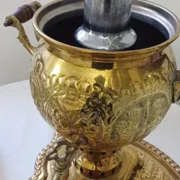 سلام سرویس سماور قدیمی زغالی