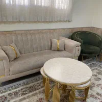 مبل راحتی ۷ نفره در حد نو|مبلمان خانگی و میز عسلی|قم, امامزاده ابراهیم|دیوار