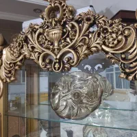 ویترین .چوب راش|بوفه، ویترین، کنسول|قم, نخودی|دیوار