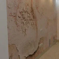 نصب کاغذ دیواری و پوستر سه بعدی