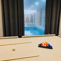 اجاره روزانه باغ ویلا استخر دار اب گرم سرپوشیده