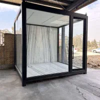 شیشه سکوریت/کابین دوش/آلاچیق شیشه‌ای/پارتیشن