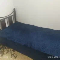 تخت خواب تک نفره فلزی تمیز