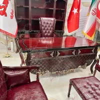 سوفا رویال اداری گلدار مبلمان سبک کلاسیک ماهگونیر|مبلمان اداری|تهران, یافت آباد جنوبی|دیوار