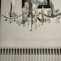 دو عدد لوستر زیبا  ورنگ ثابت