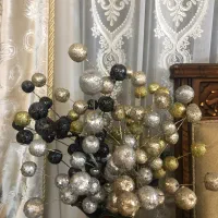 دسته گل پولکی براق|گل مصنوعی|اصفهان, سرچشمه|دیوار