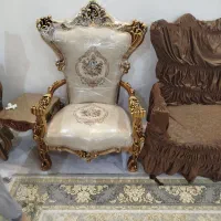 مبل سلطنتی نونو 9نفره|مبلمان خانگی و میز عسلی|خلخال, |دیوار