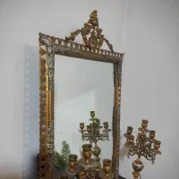 فروش آینه شمعدان برنز