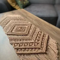 رانر مکرومه|پرده، رانر، رومیزی|محمدیه-قزوین, |دیوار