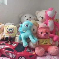 عروسک خرسی|اسباببازی بچه|نور, |دیوار